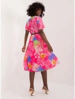 Šaty DHJ SK 13162 3.90 tmavoružová