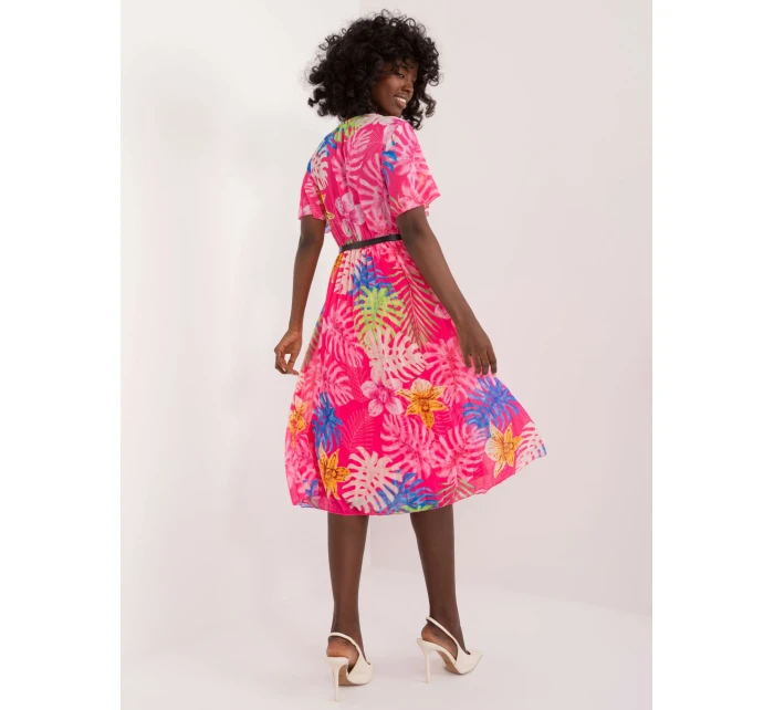 Šaty DHJ SK 13162 3.90 tmavoružová