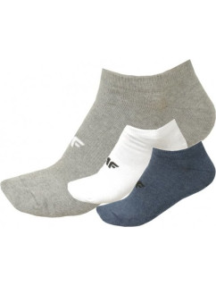 Pánske ponožky 4F SOM301A Modré, Šedé, Biele