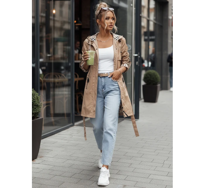 Dámska prechodná bunda CIVIT beige FashionStreet TY4215