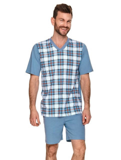 Pánské pyžamo model 17134021 světle modré - Taro