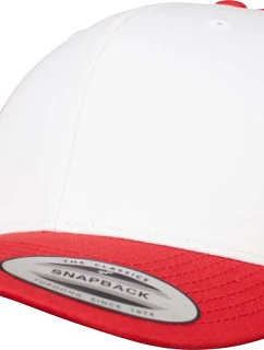 Flexfit 6606CF 6-panelová čiapka typu „trucker“ 55.06CF červená/biela/červená