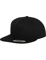 Flexfit 6007/6007T 5-panelová snapbacková čiapka 55.6007 čierna/čierna Flexfit 6007/6007T 5-panelová snapbacková čiapka 55.6007 čierna/čierna