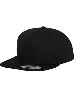 Flexfit 6007/6007T 5-panelová snapbacková čiapka 55.6007 čierna/čierna