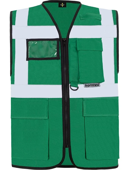 – Multifunkční vesta 76. green model 22503014 - Korntex – Multifunkční vesta 76. green model 22503014 - Korntex
