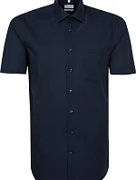 Seidensticker Shirt Regular SSL Košeľa s krátkym rukávom 78.3001 tmavomodrá