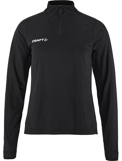 Craft Teamwear Evolve 2.0 Half Zip W Dámska tréningová bunda s 1/4 zipsom 82.4761 čierna