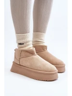 Dámské Sněhule Na Podrážce Beige model 21645981 - Boto