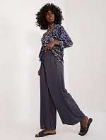 Nohavice D73761M62237E navy blue