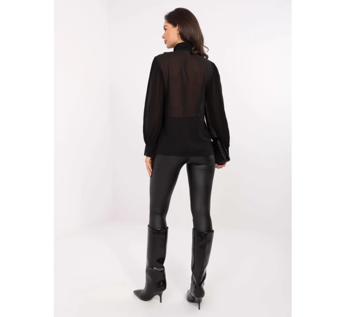 MI KS košeľa A2818.09 čierna