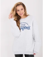 WT BL mikina A1065.55 svetlo šedá