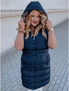 Dámska tmavomodrá vesta KERIS FashionStreet TY2926