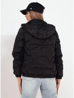 Dámska prechodná prešívaná bunda ZERNI black FashionStreet TY4175 Dámska prechodná prešívaná bunda ZERNI black FashionStreet TY4175