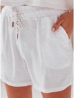 Dámske šortky NOT TOMORROW white Dstreet SY0450