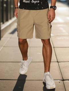 Pánské látkové bojové šortky khaki Dstreet model 21988589 - FashionStreet