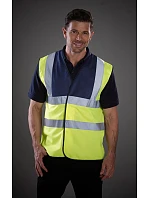 Bezpečnostná vesta Yoko HVW 100 Hi-Vis 79.W100, limetková Bezpečnostná vesta Yoko HVW 100 Hi-Vis 79.W100, limetková
