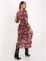 Sukienka IT SK bordowy model 21717730 - FPrice Sukienka IT SK bordowy model 21717730 - FPrice