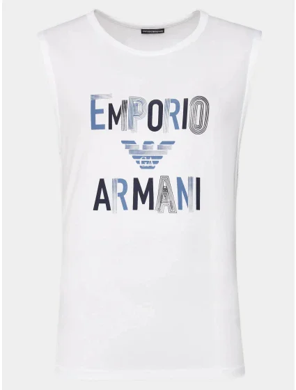 Pánské tílko bílé model 19916487 - Emporio Armani Pánské tílko bílé model 19916487 - Emporio Armani