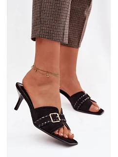 Žabky na podpätku model 225371 Krok vo veľkom štýle