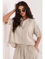 Košeľa s krátkym rukávom model 226019 Taliansko Moda