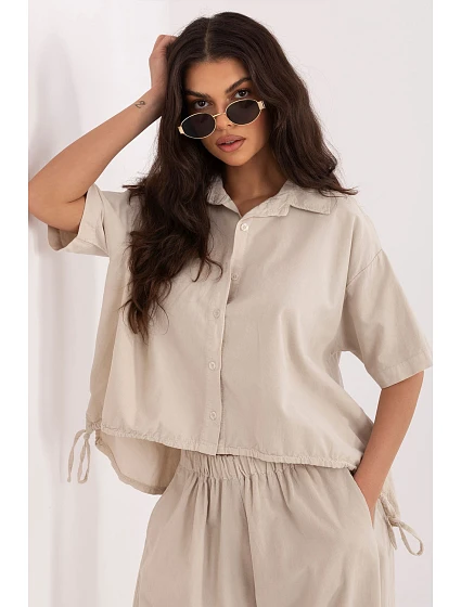 Košeľa s krátkym rukávom model 226019 Taliansko Moda