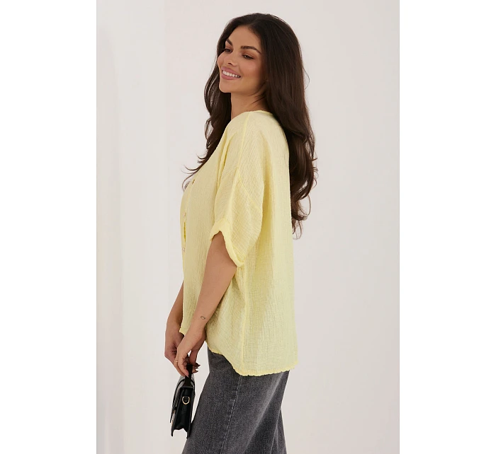 Košeľa s krátkym rukávom model 226472 Taliansko Moda