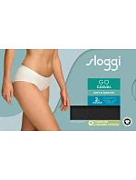 Kalhotky sloggi GO Casual Hipster 2P černé černá - SLOGGI Kalhotky sloggi GO Casual Hipster 2P černé černá - SLOGGI