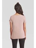 Fruit of the Loom Lady-Fit Iconic 150 V-Neck T Dámske tričko s výstrihom do V 16.1444 červené Fruit of the Loom Lady-Fit Iconic 150 V-Neck T Dámske tričko s výstrihom do V 16.1444 červené