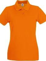 Fruit of the Loom Lady-Fit Premium Polo Dámske piqué polo 16.3030 oranžové