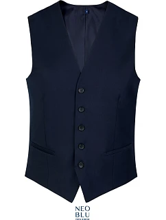 Max Men Pánská vesta model 22500437 night blue - NEOBLU