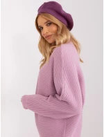 Czapka AT CZ model 18949111 fioletowy - FPrice Czapka AT CZ model 18949111 fioletowy - FPrice