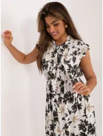 Šaty DHJ SK 5095.21 bielo-čierne Šaty DHJ SK 5095.21 bielo-čierne