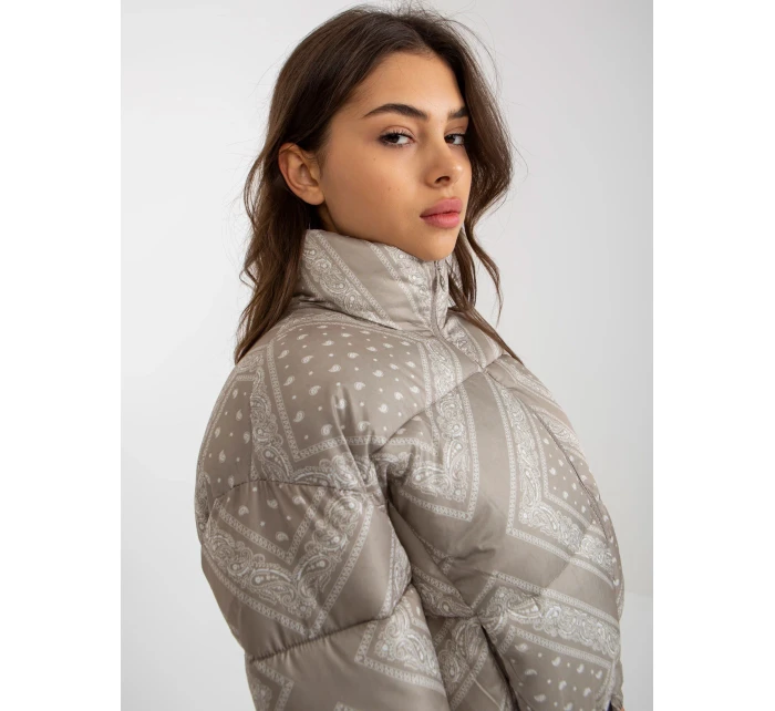 Dámska bunda NM KR P22 6631 98P tmavo lila