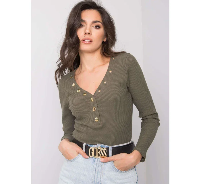 Blúzka TW BZ OB006.59 khaki