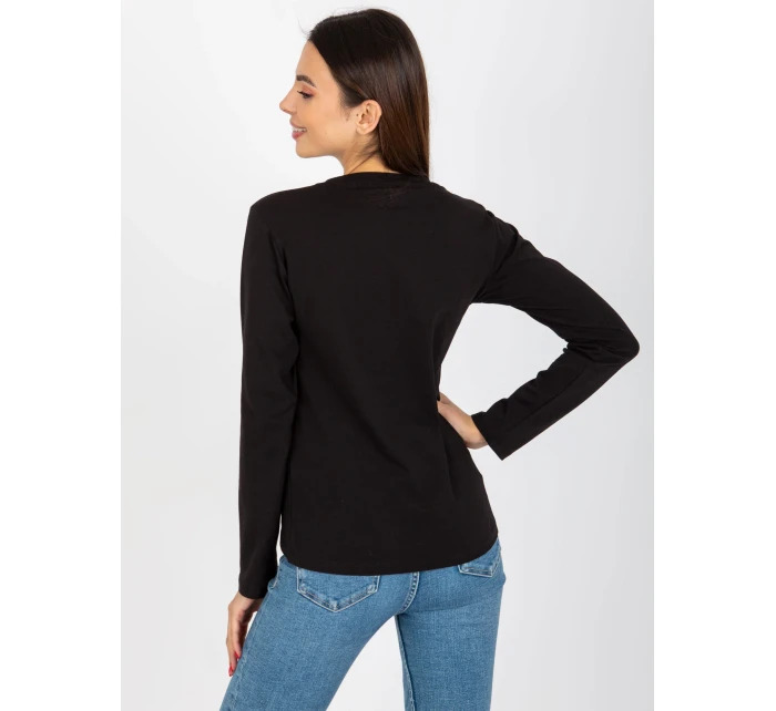 Bluzka VI BZ model 21127110 czarny - FPrice Bluzka VI BZ model 21127110 czarny - FPrice