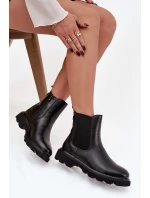 Dámska členková obuv - čierna Rivelia, zateplená so zipsom Dámska členková obuv - čierna Rivelia, zateplená so zipsom