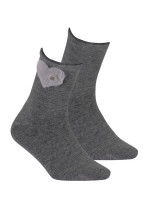 Dámske ponožky s aplikáciou