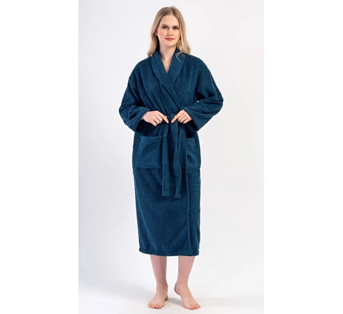 Dámský župan dlouhý se šálovým límcem model 21210371 - Vienetta