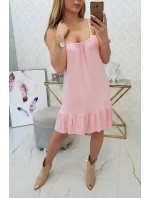 Šaty s pudrově růžové model 18744725 - K-Fashion Šaty s pudrově růžové model 18744725 - K-Fashion