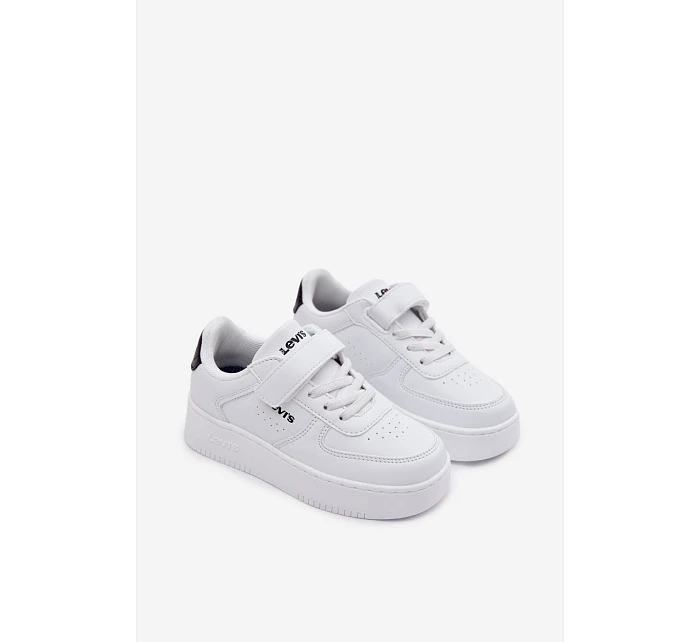 Dětské tenisky na suchý zip LEVI'S NEW UNION BOLD Bílé
