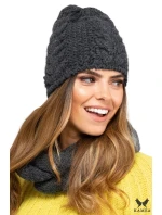 Dámska šál IDAHO grafitová - Kamea