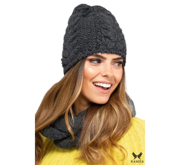 Dámska šál IDAHO grafitová - Kamea