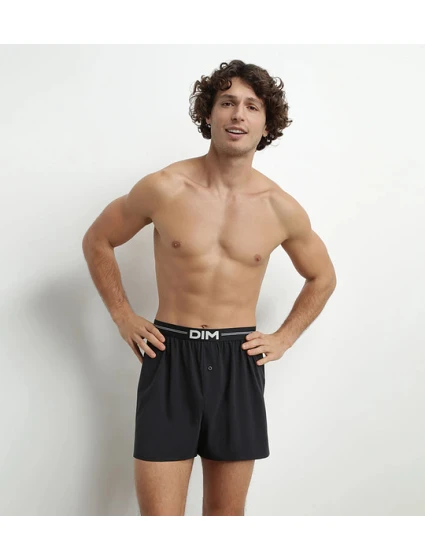 Pánske voľné boxerky DIM ICONS LOOSE BOXER - DIM - čierne