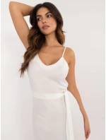 Šaty LK SK model 20556874 ecru - FPrice Šaty LK SK model 20556874 ecru - FPrice