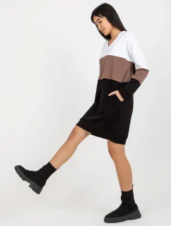 RV SK 8382 šaty.04 biela a čierna