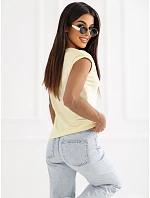 Tričko RV TS 6108.04 svetložlté