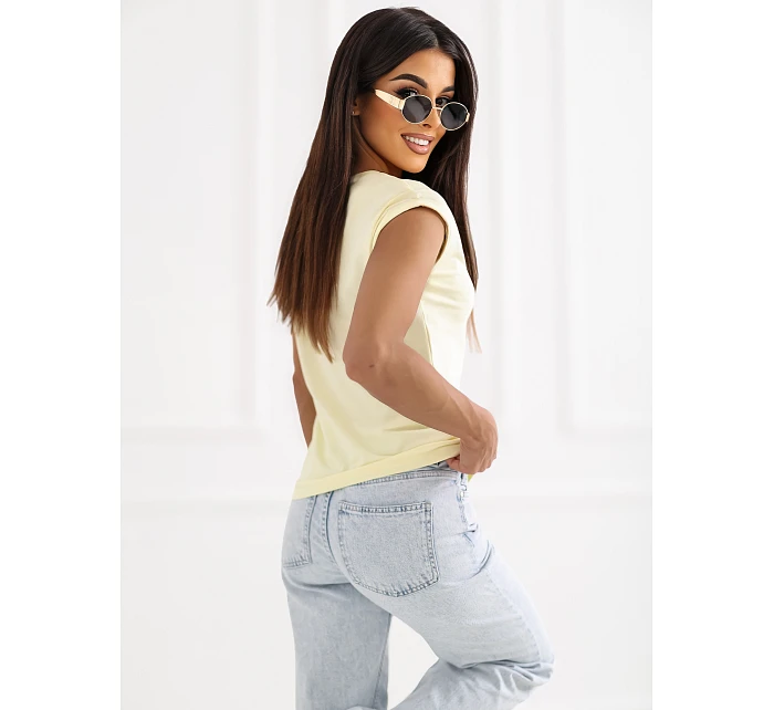 Tričko RV TS 6108.04 svetložlté