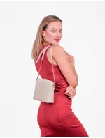 Dámska kabelka Vuch Mini Fossy Suede Creme