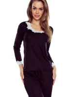 Dámske pyžamo Arleta čierne - ELDAR