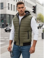 Pánská zelená vesta Dstreet model 21965589 - FashionStreet Pánská zelená vesta Dstreet model 21965589 - FashionStreet